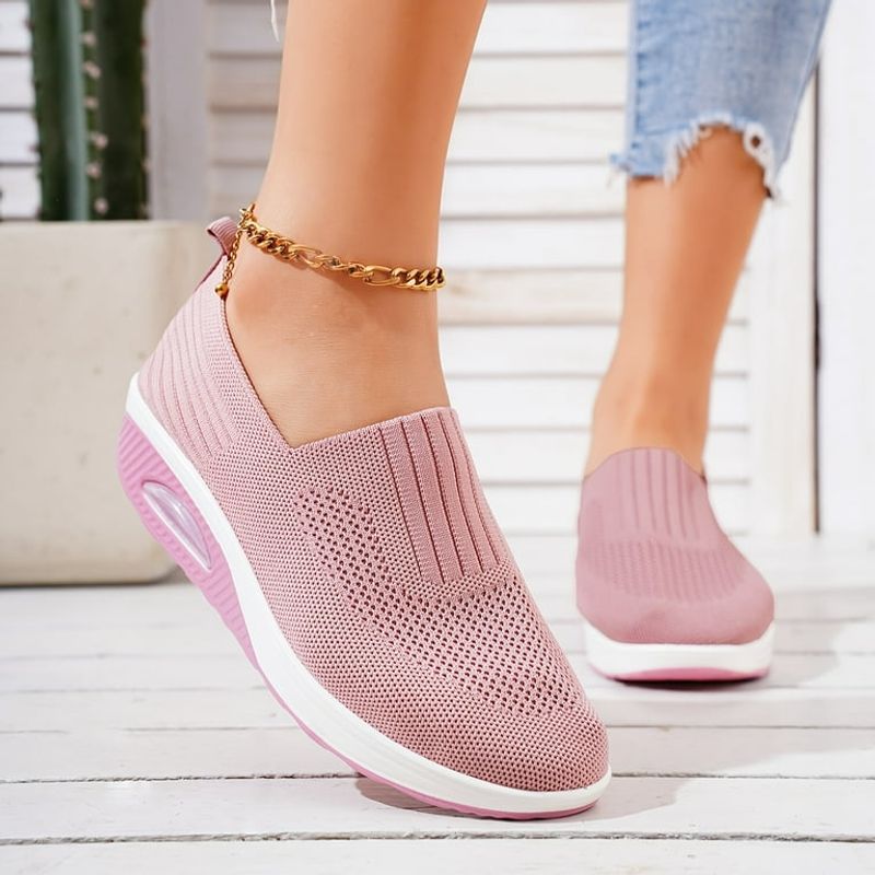 Cloud-Like Knit Sneakers