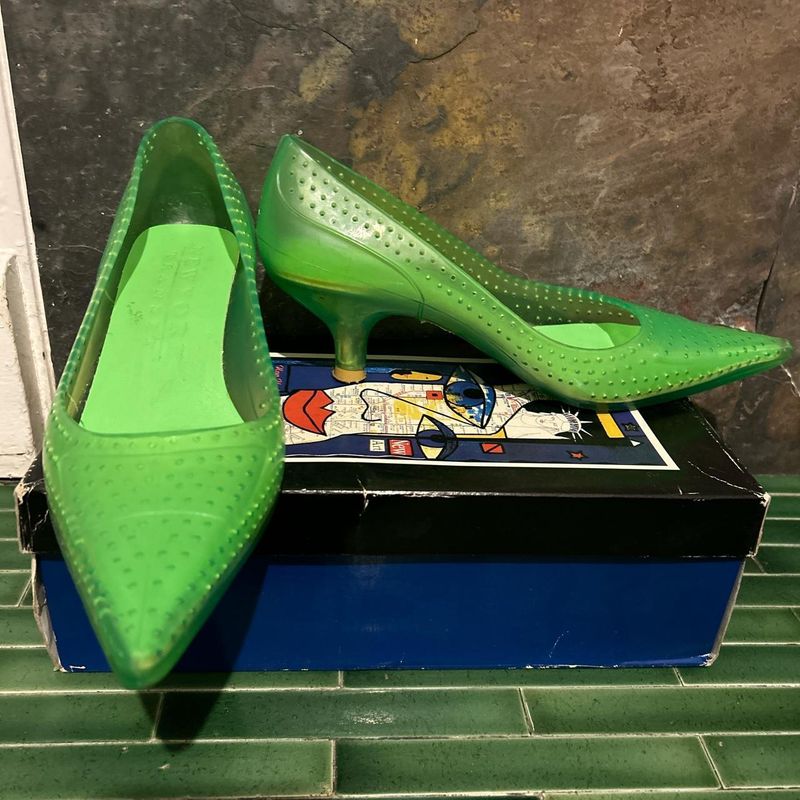 Ultra-Thin Plastic Kitten Heels