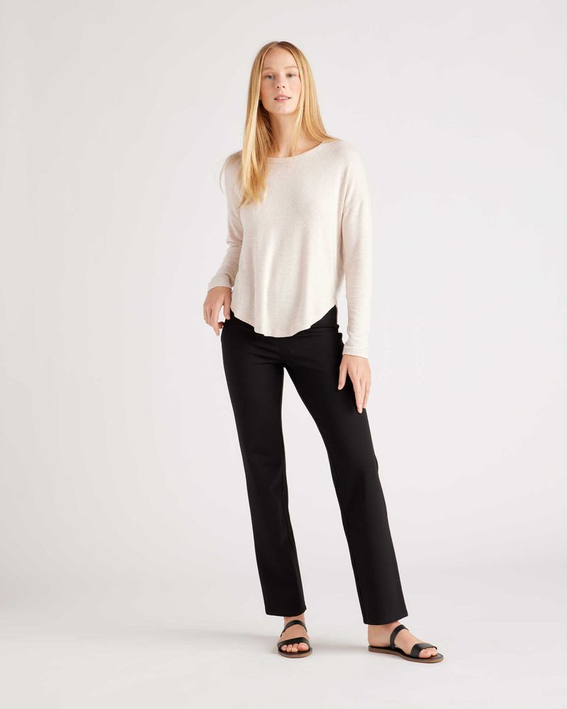 Pull-On Straight Leg Pants