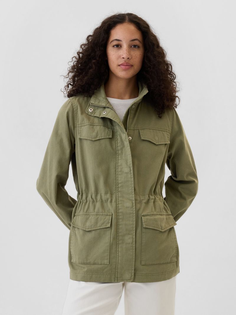 Olive Green Utility Jacket