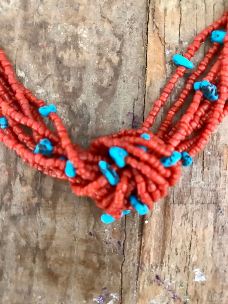 Coral and Turquoise Delight