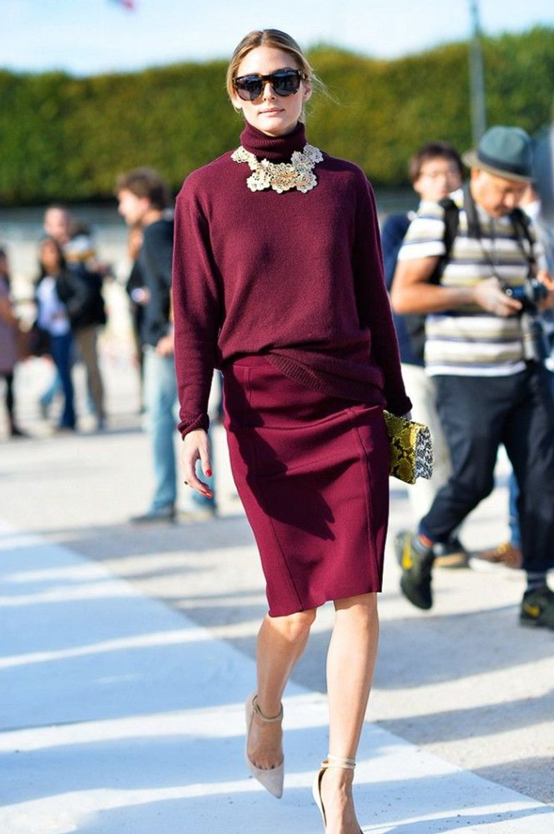 Turtleneck & Statement Necklace