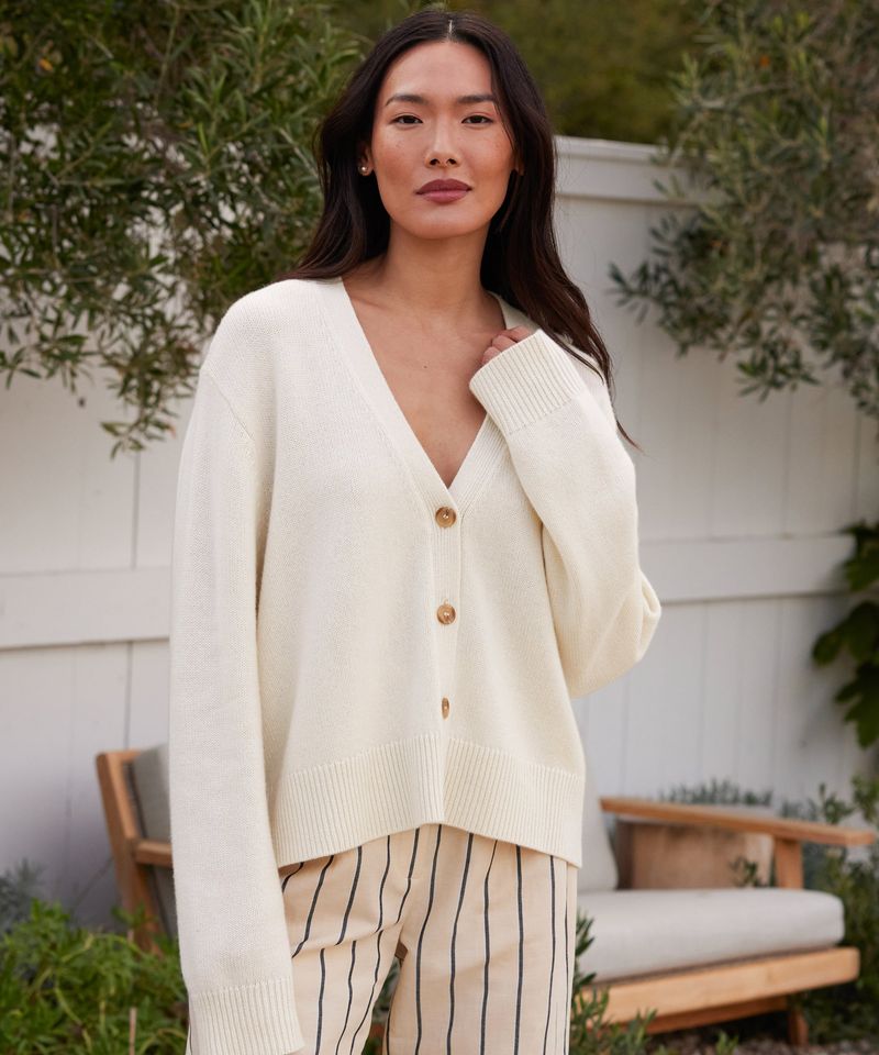 Lightweight Cashmere Cardigan