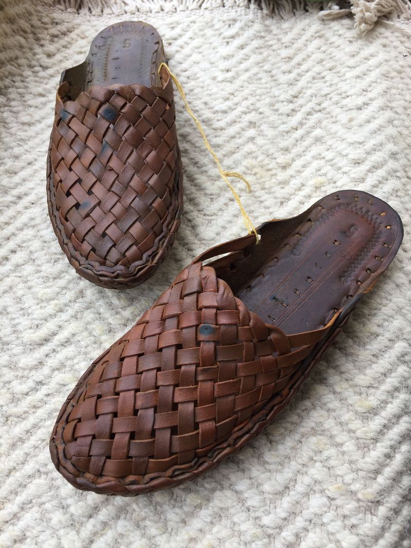 Woven Leather Sandals