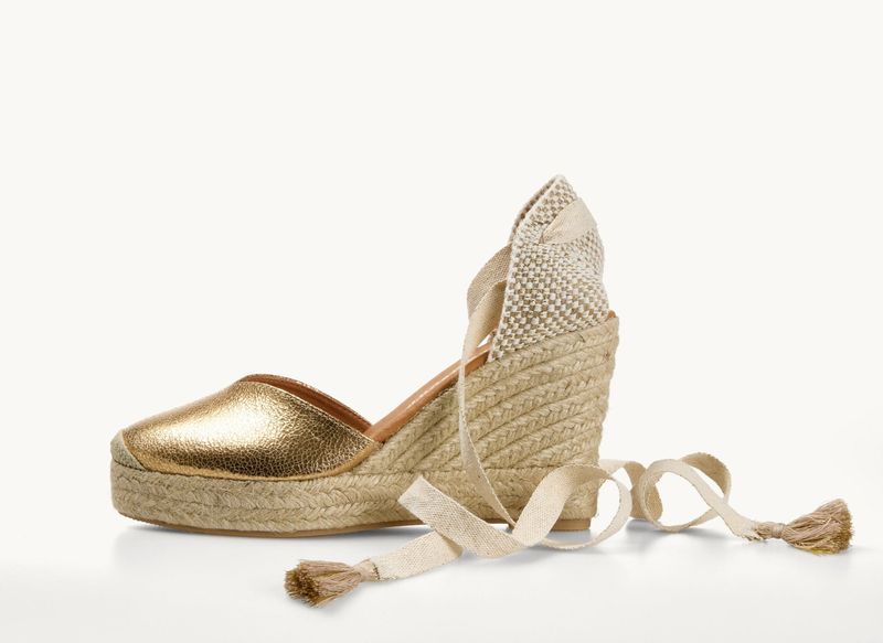 Metallic Thread Espadrilles
