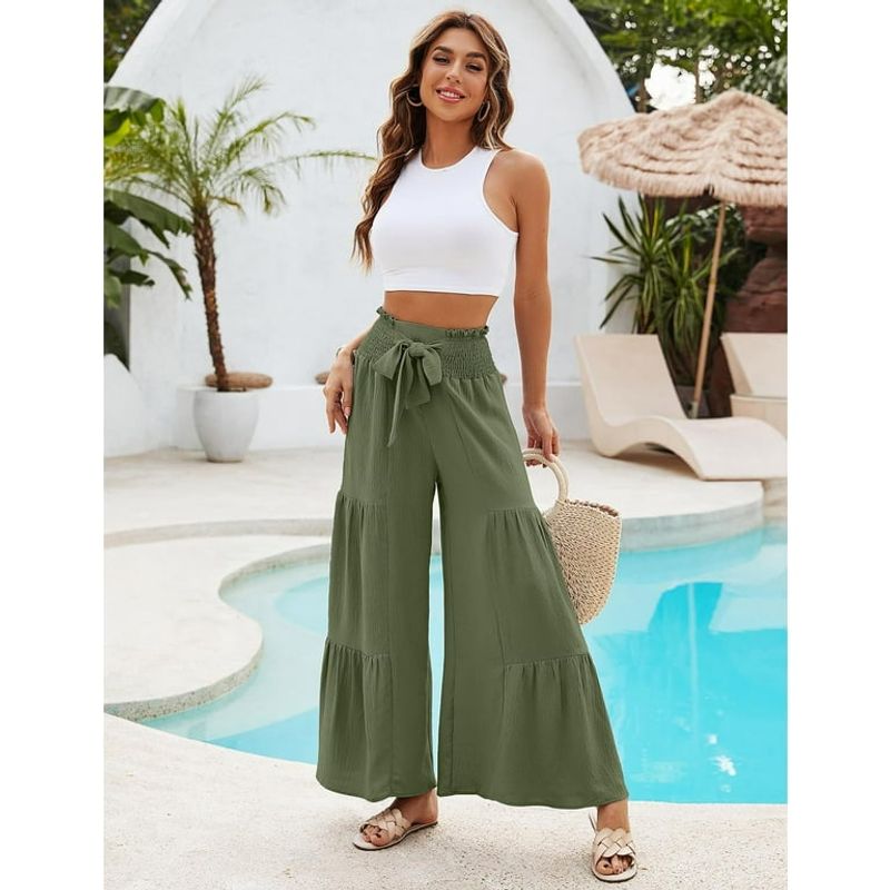 Linen Palazzo Pants