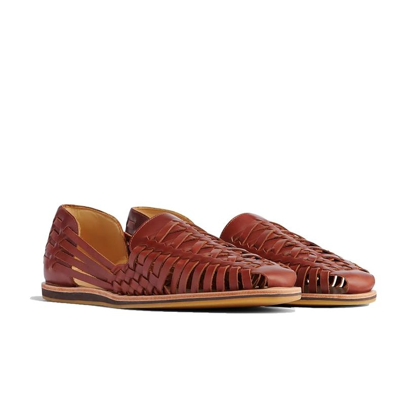 Huarache-Inspired Woven Flats