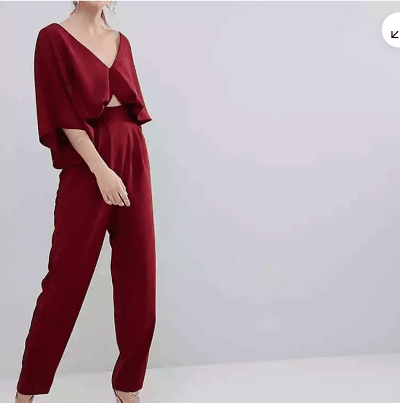 Kimono-Sleeve Jumpsuit