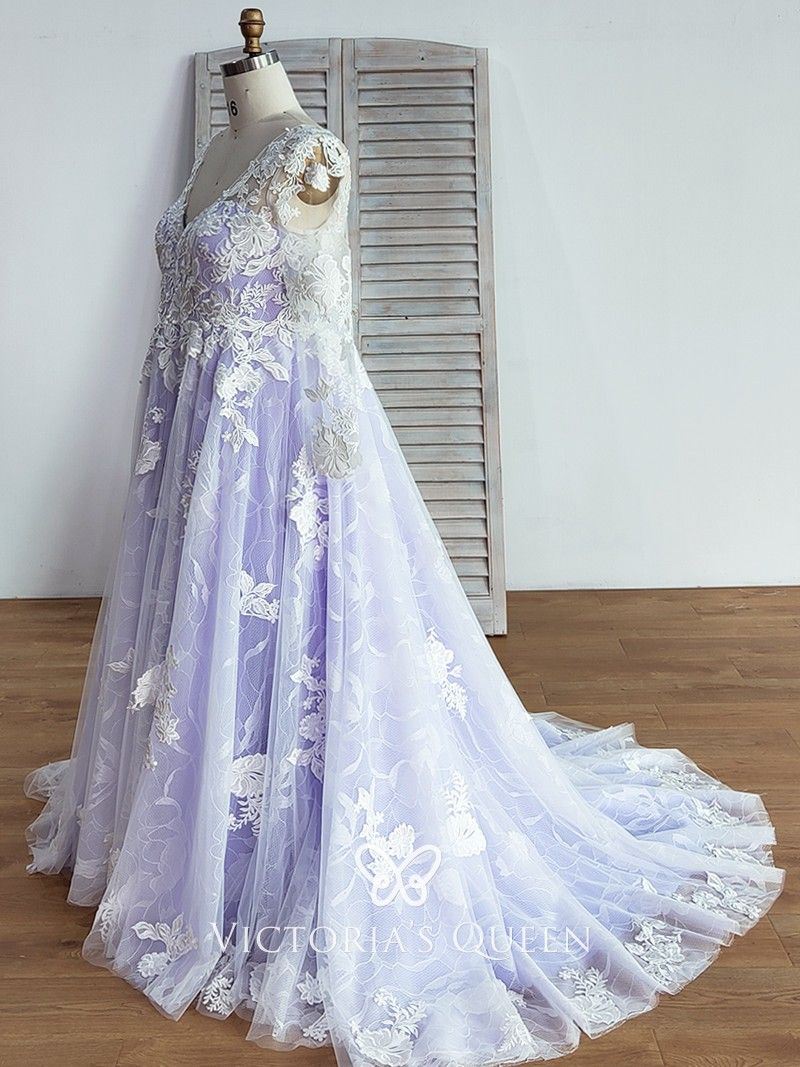 Lavender Lace Overlay
