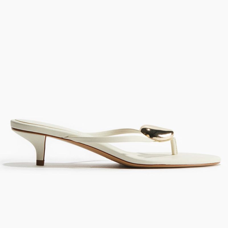 Kitten Heel Flip-Flops