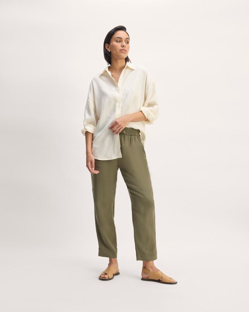 Tencel Lyocell Tapered Pants