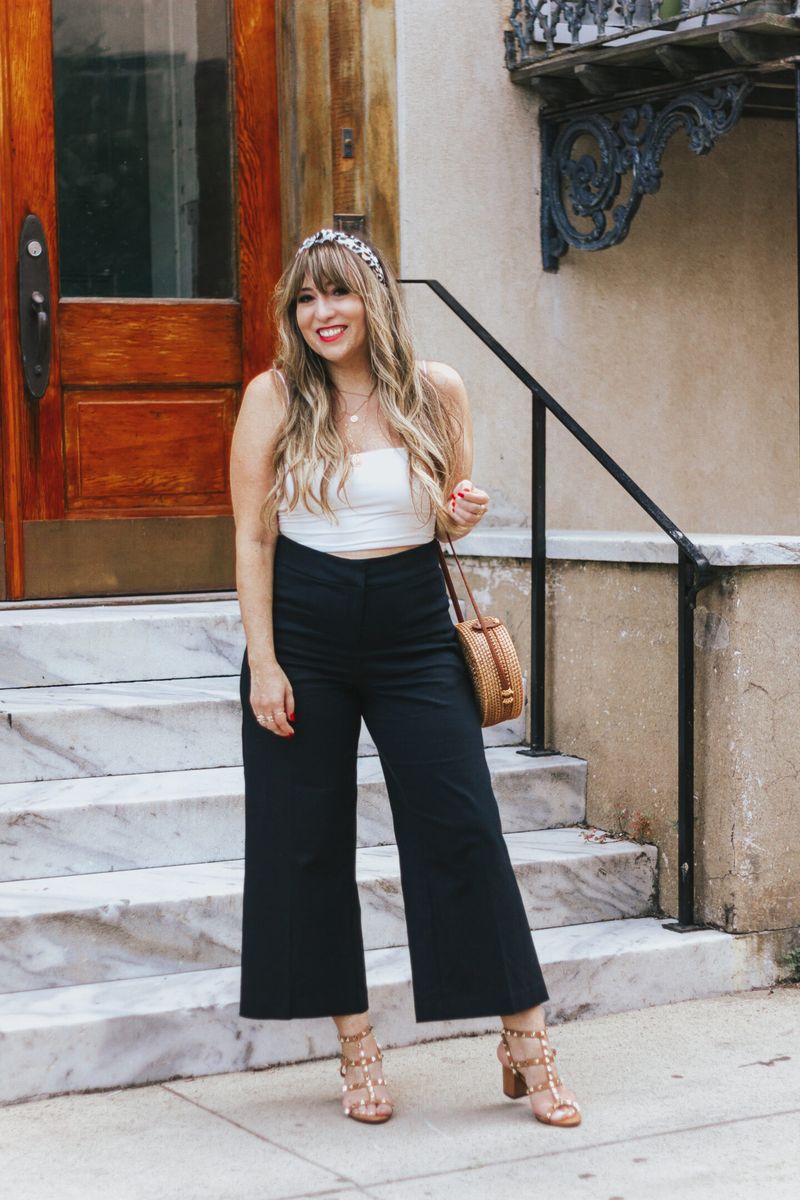 Wide-Leg Cropped Pants Paradise