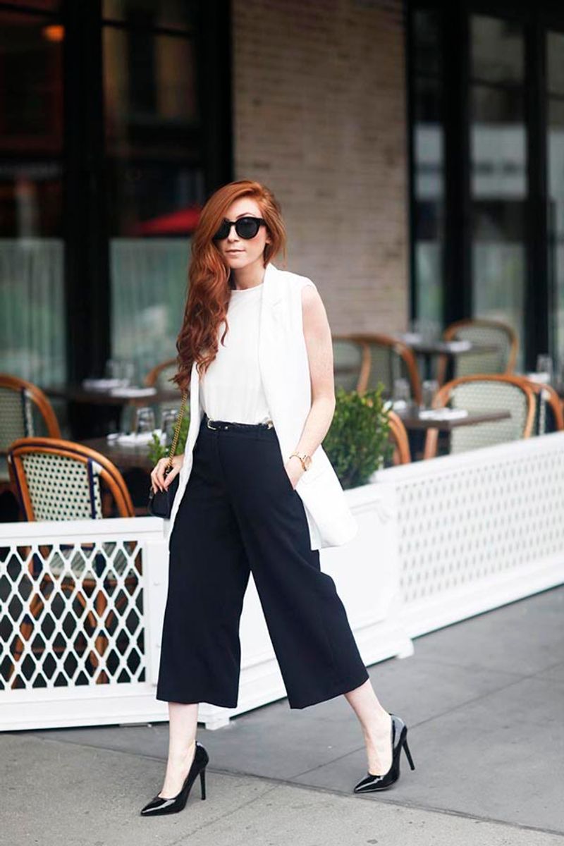 Lightweight Culottes & Breezy Blouse