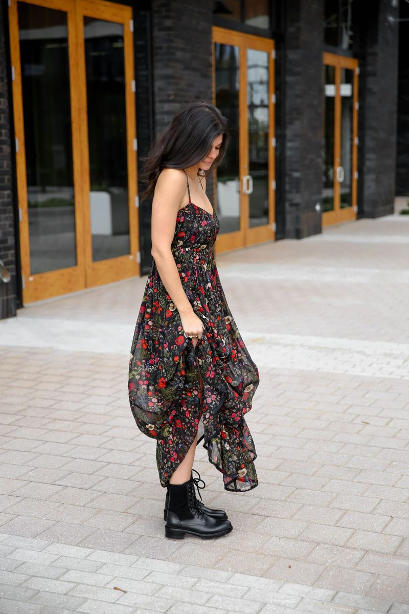 Combat Boots with Sundress