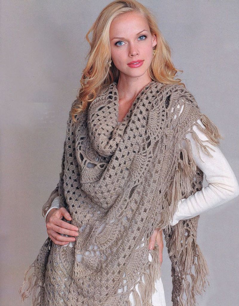 Elegant Crochet Shawl