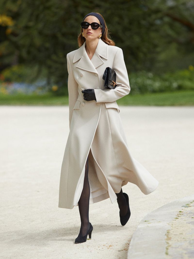 Beige Wool Coat