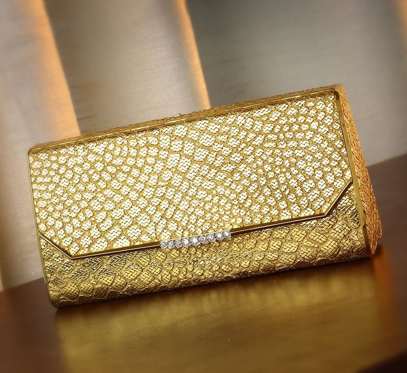 Embossed Exotic-Look Clutches