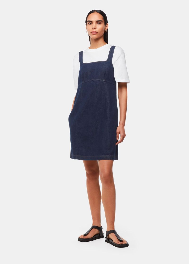 Denim Pinafore Dress