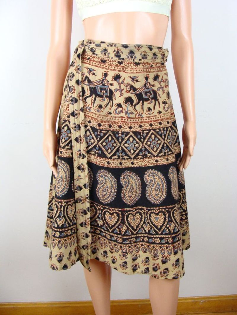 Midi Wrap Skirts