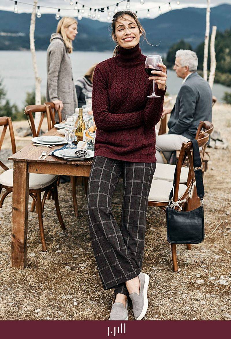 Tonal Dressing With Plaid
