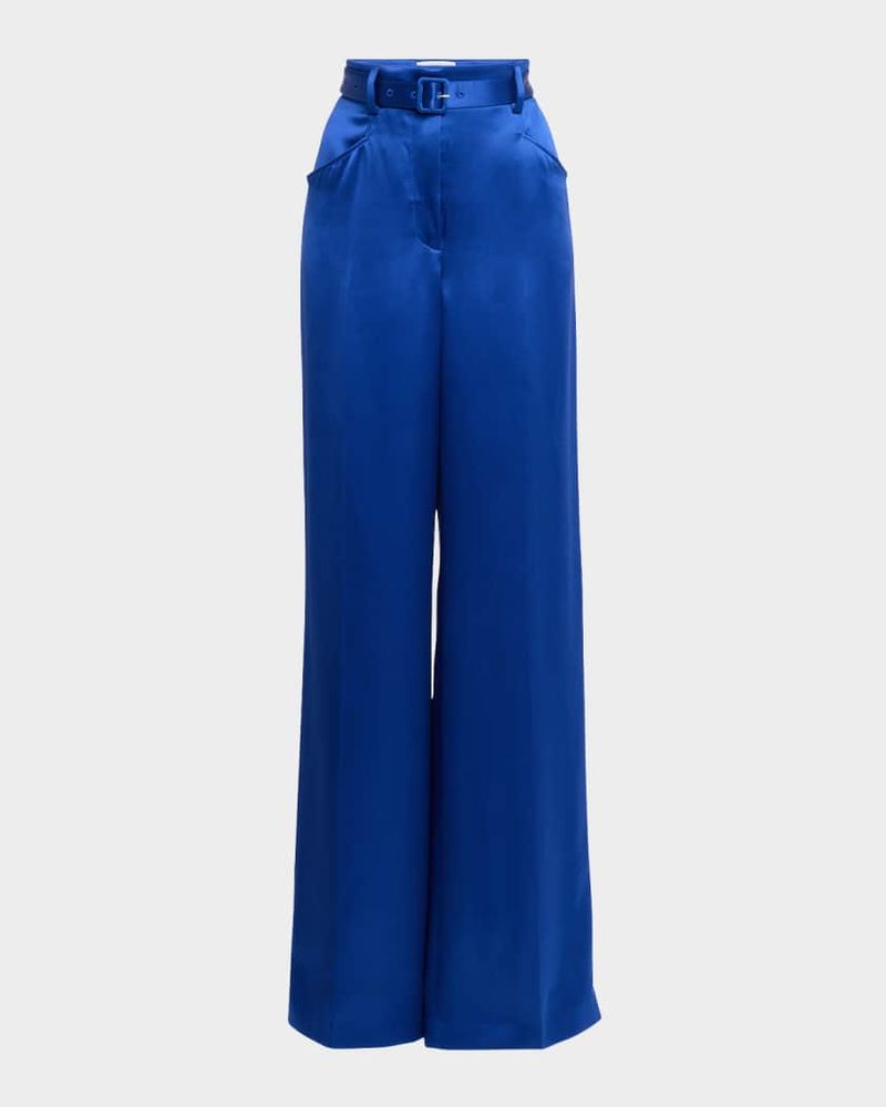 Silk Palazzo Pants