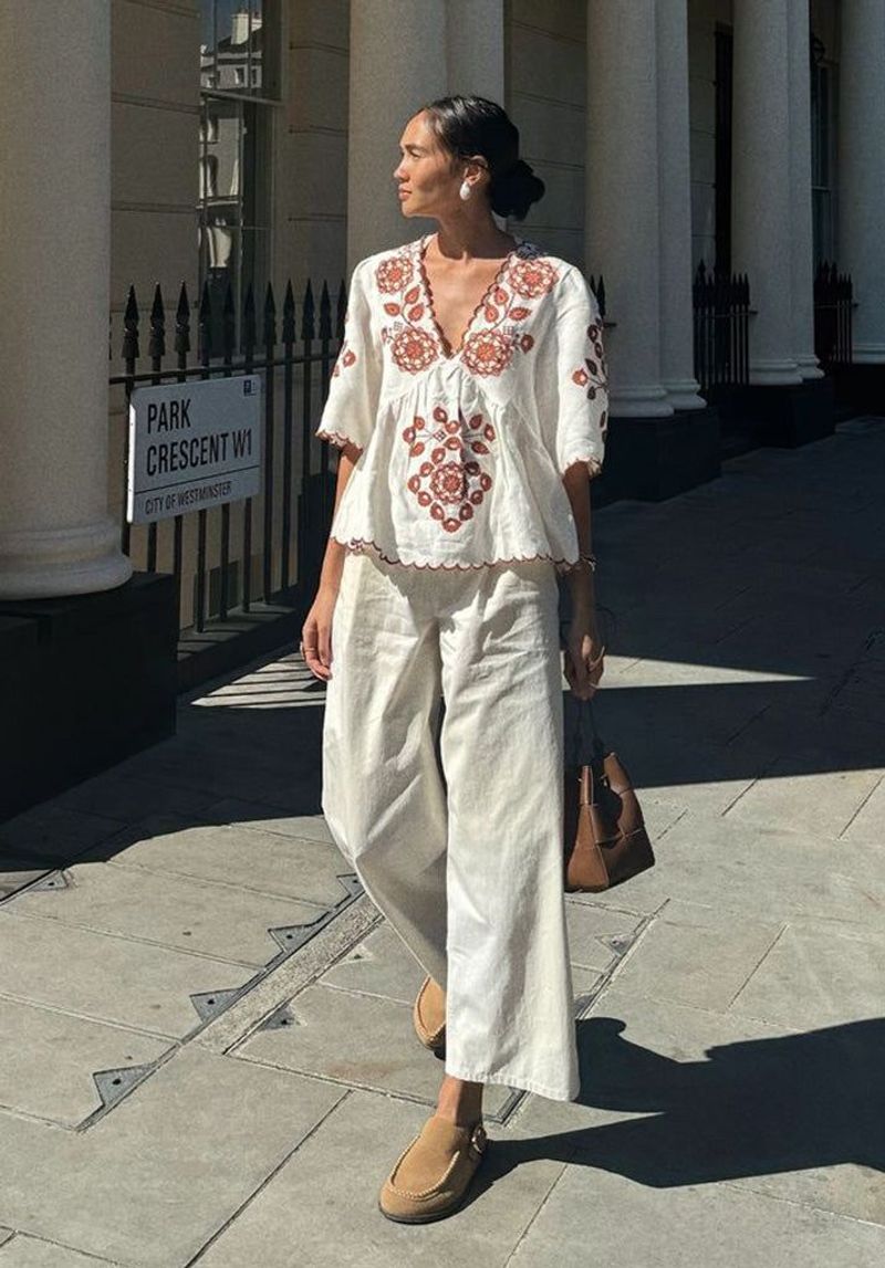Bohemian Embroidered Blouse
