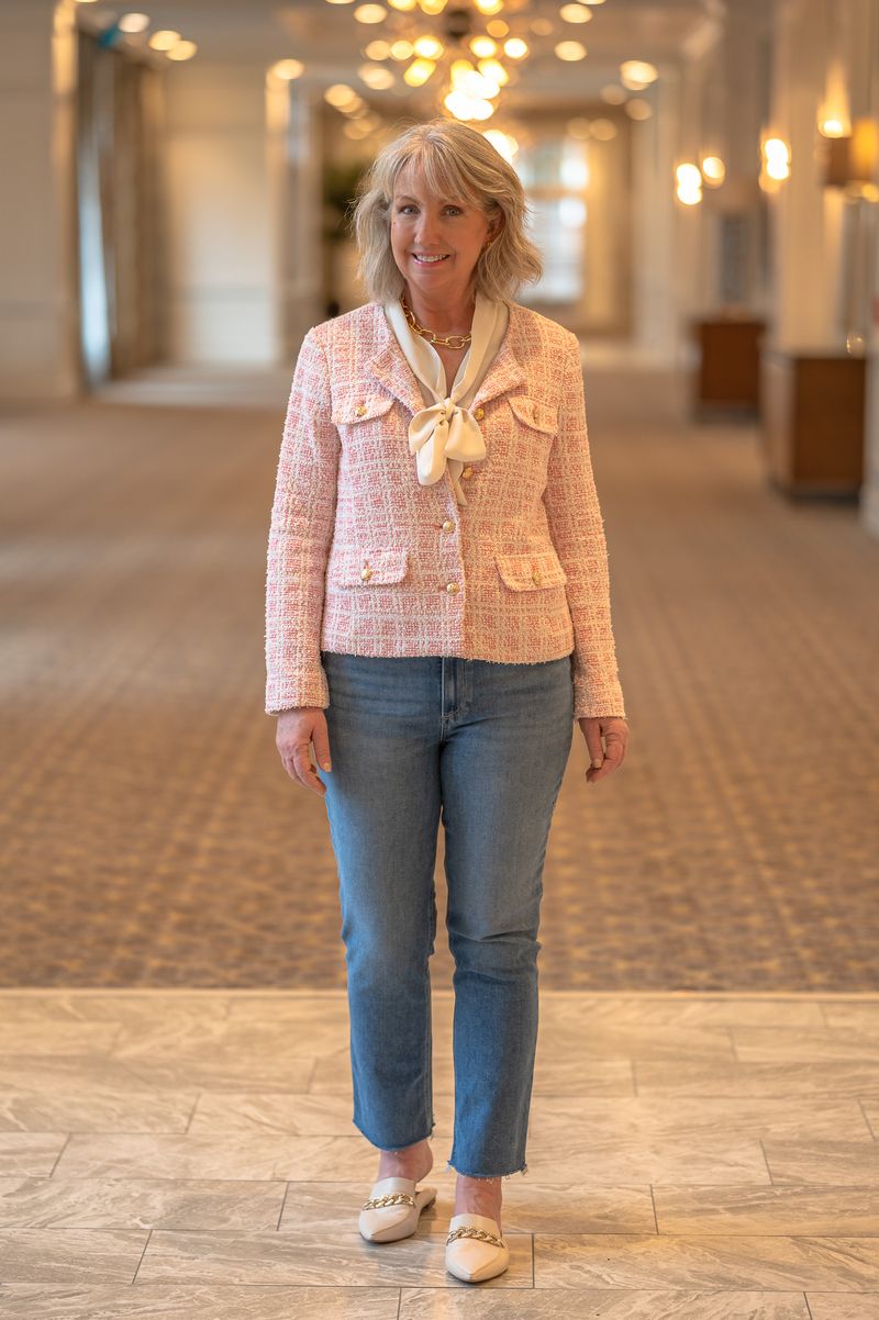 Elevated Denim with Structured Jacket