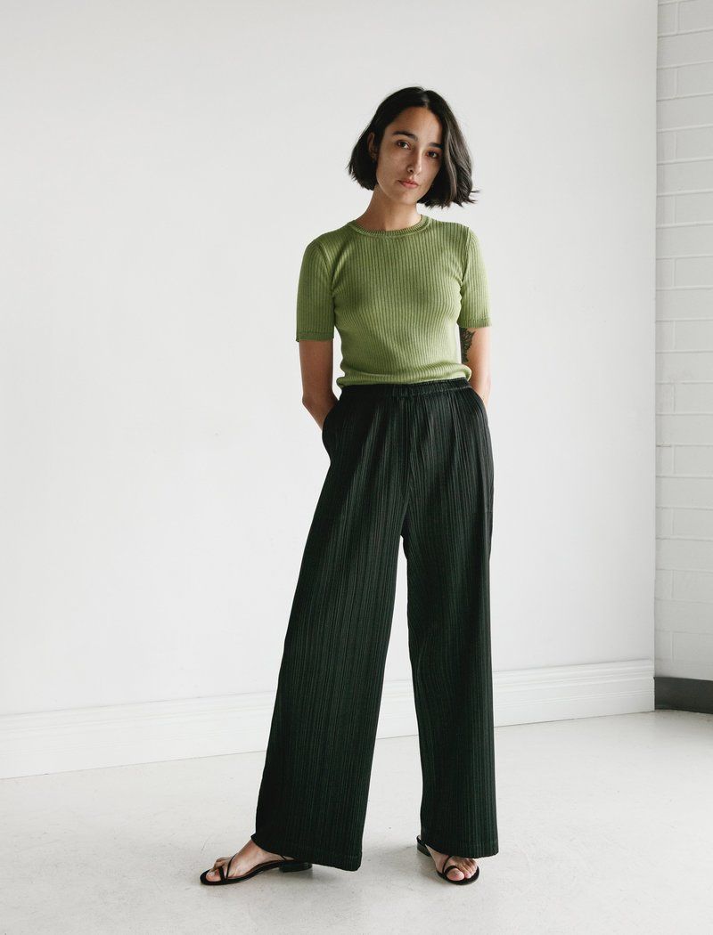 Plissé Pleated Trousers