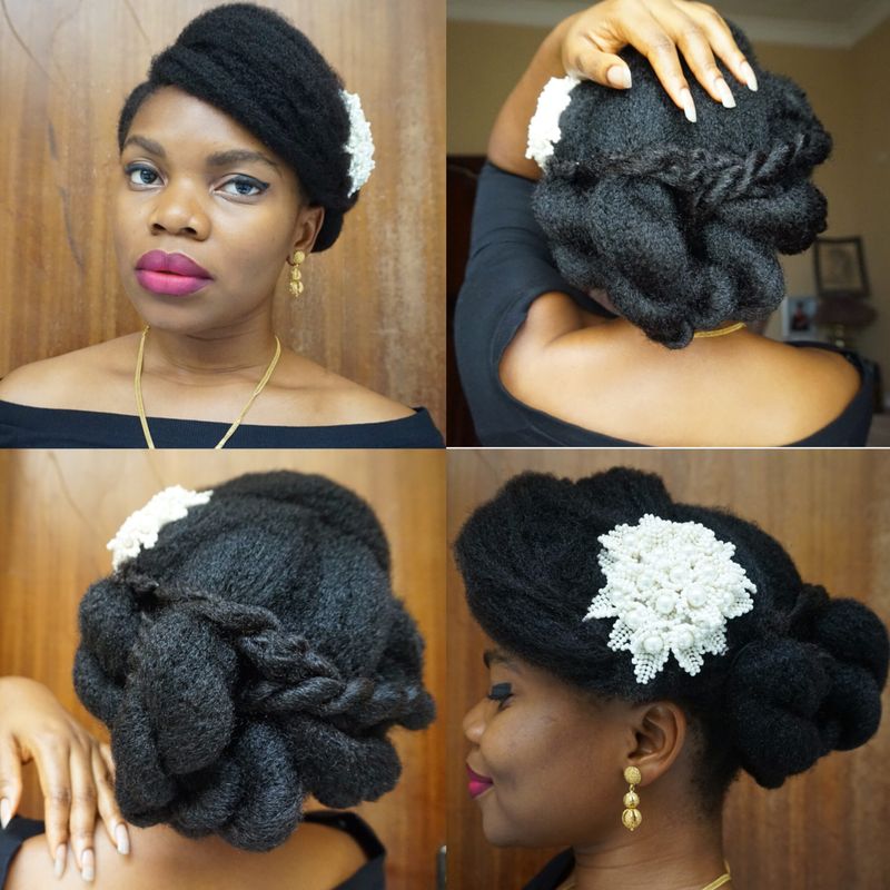 Elegant Updo with Twists