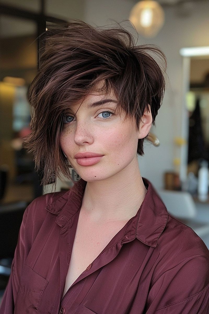 Disconnected Pixie with Face-Framing Pieces