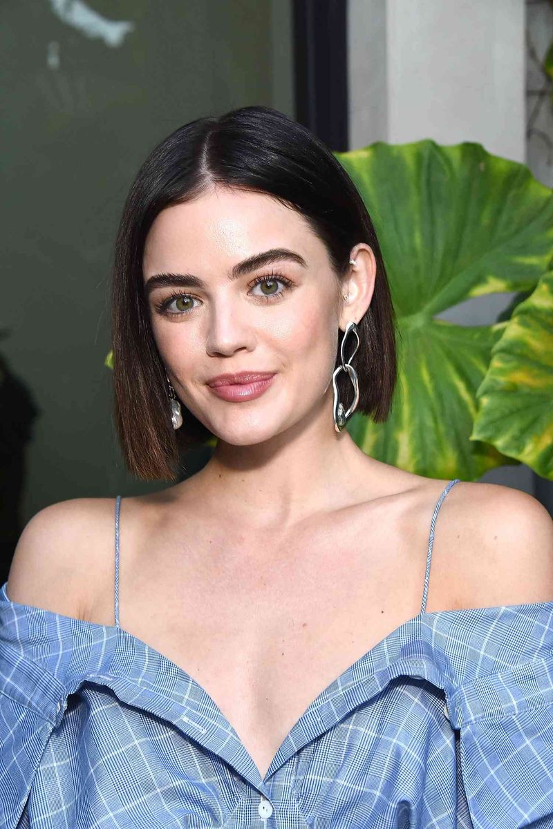 Sleek Blunt Bob with Center Part