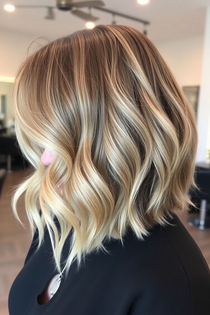 Beachy Textured Waves