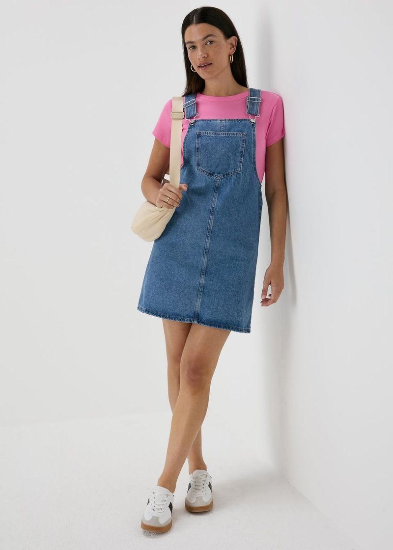 Denim Pinafore Dress