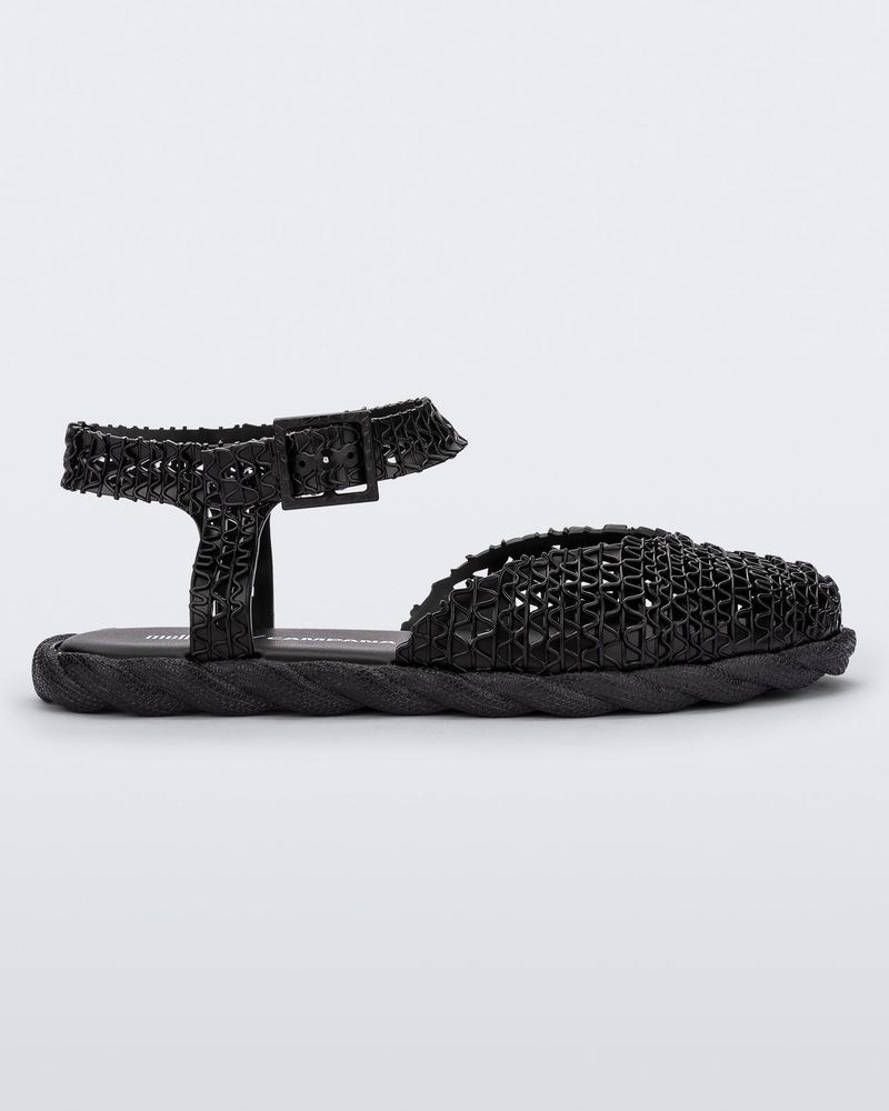 Two-Tone Jelly Espadrilles