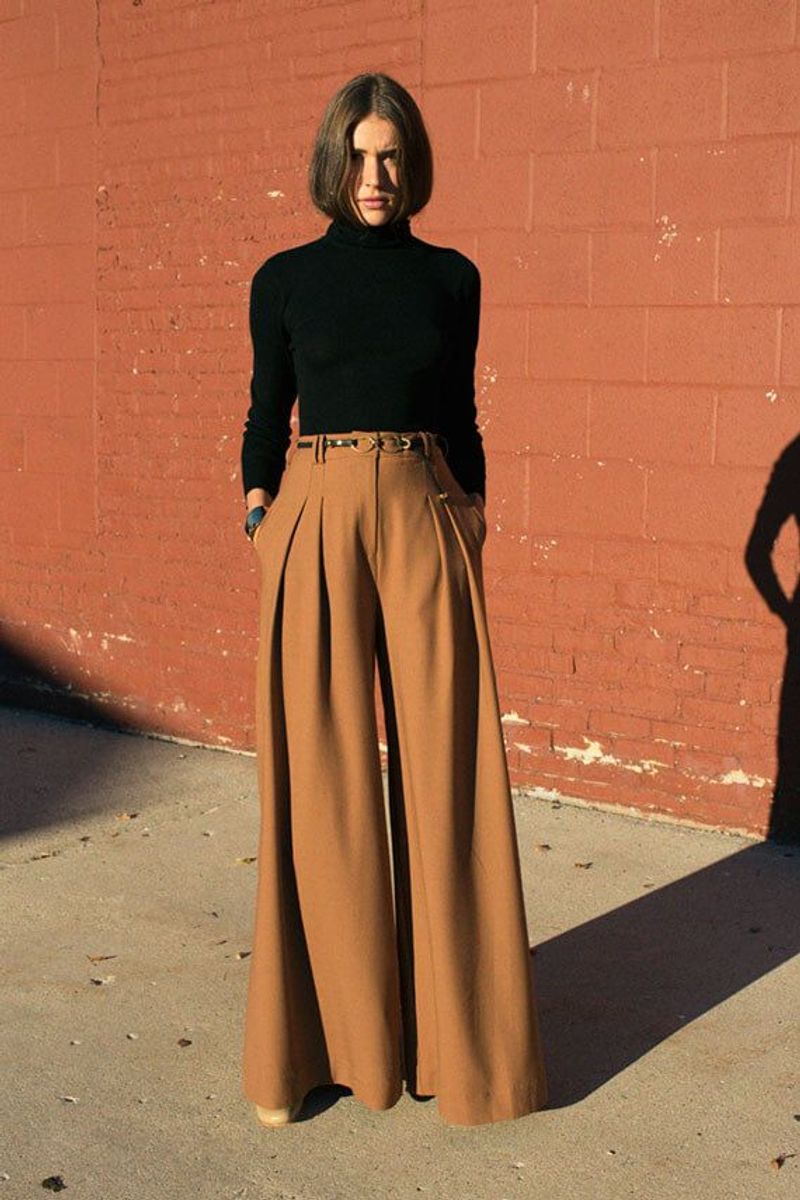 Tucked-In Turtleneck Sophistication
