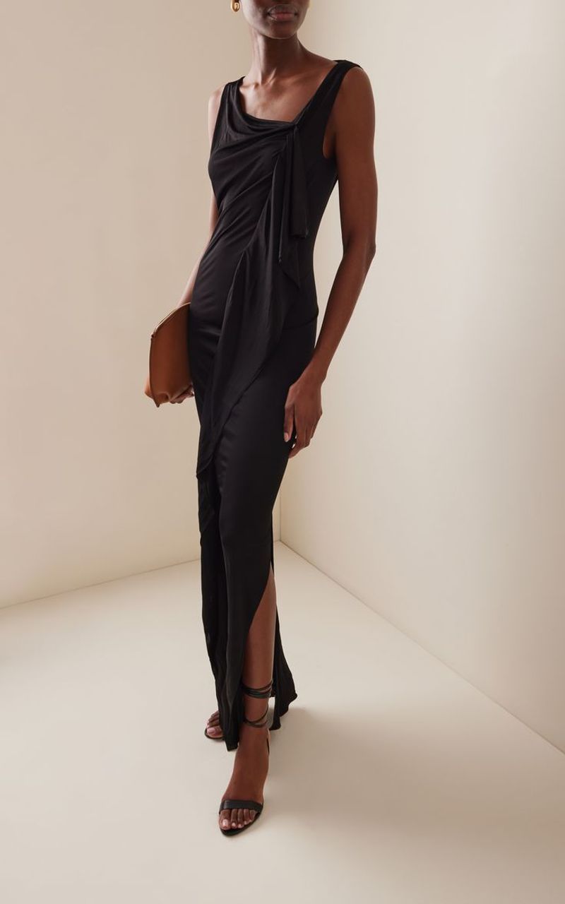 Asymmetrical Jersey Dress