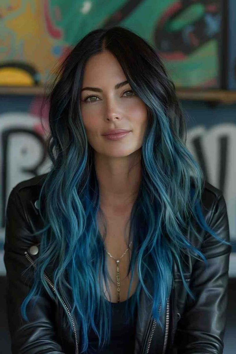 Midnight Blue Ombré