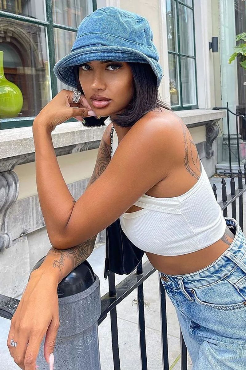 Denim Bucket Hat