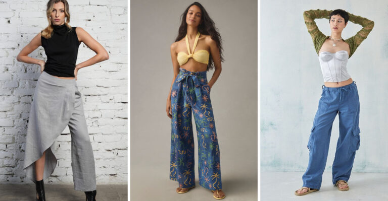 Ditch The Denim And Get These 18 Breezy Linen Pants For Summer
