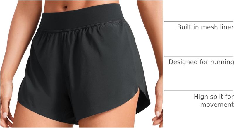 Side slits create leg length