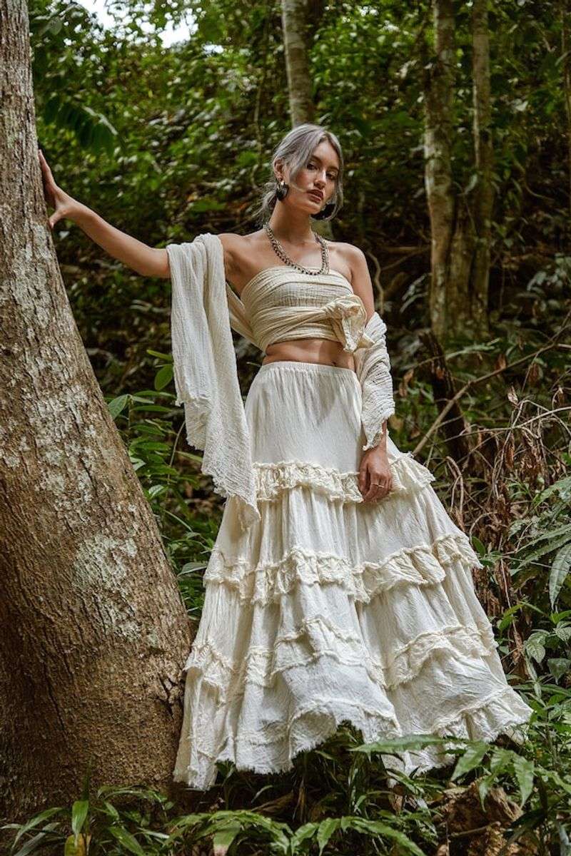 Tiered Maxi Skirts
