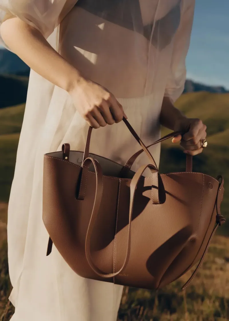 Slouchy Leather Tote
