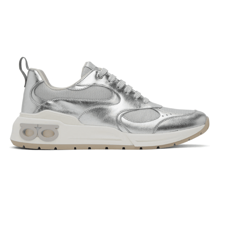 Metallic Silver Shoes