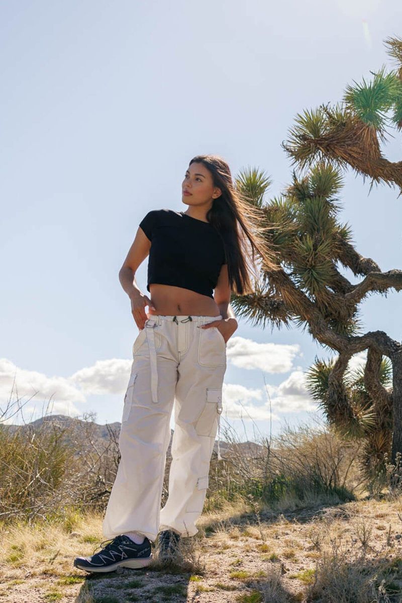 Casual Linen Shirt and Cargo Pants