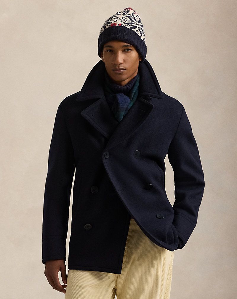 Timeless Peacoat Elegance