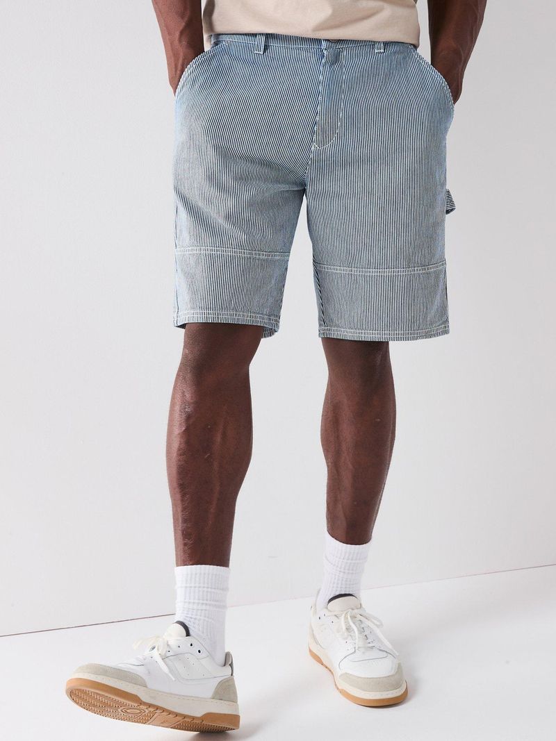 Striped Bermuda Shorts