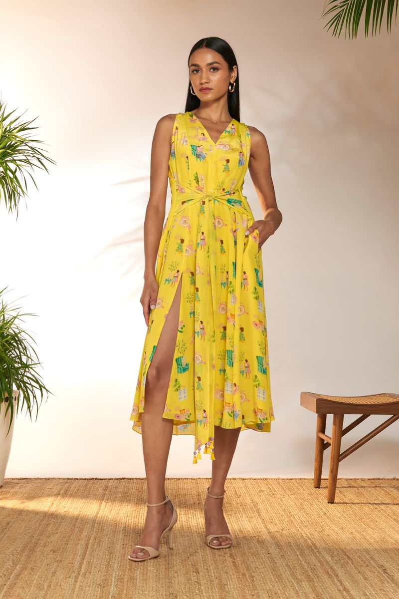 Lemon Yellow Sundress