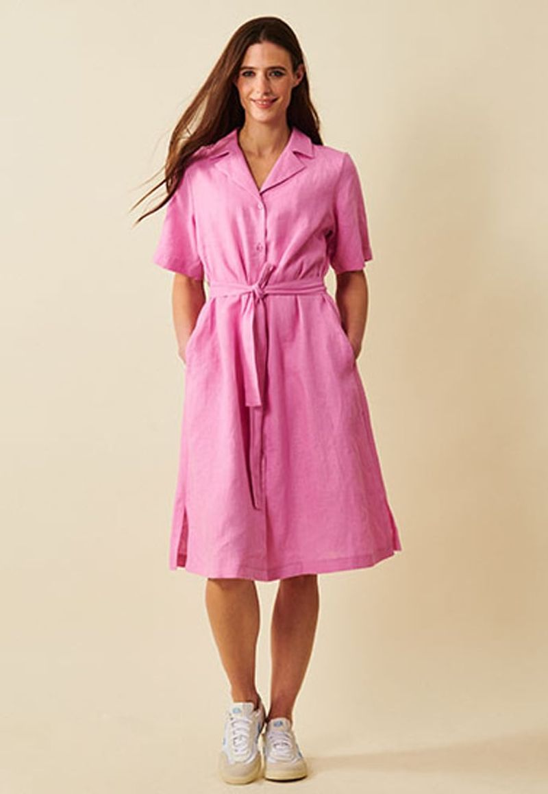 The Linen Shirt Dress