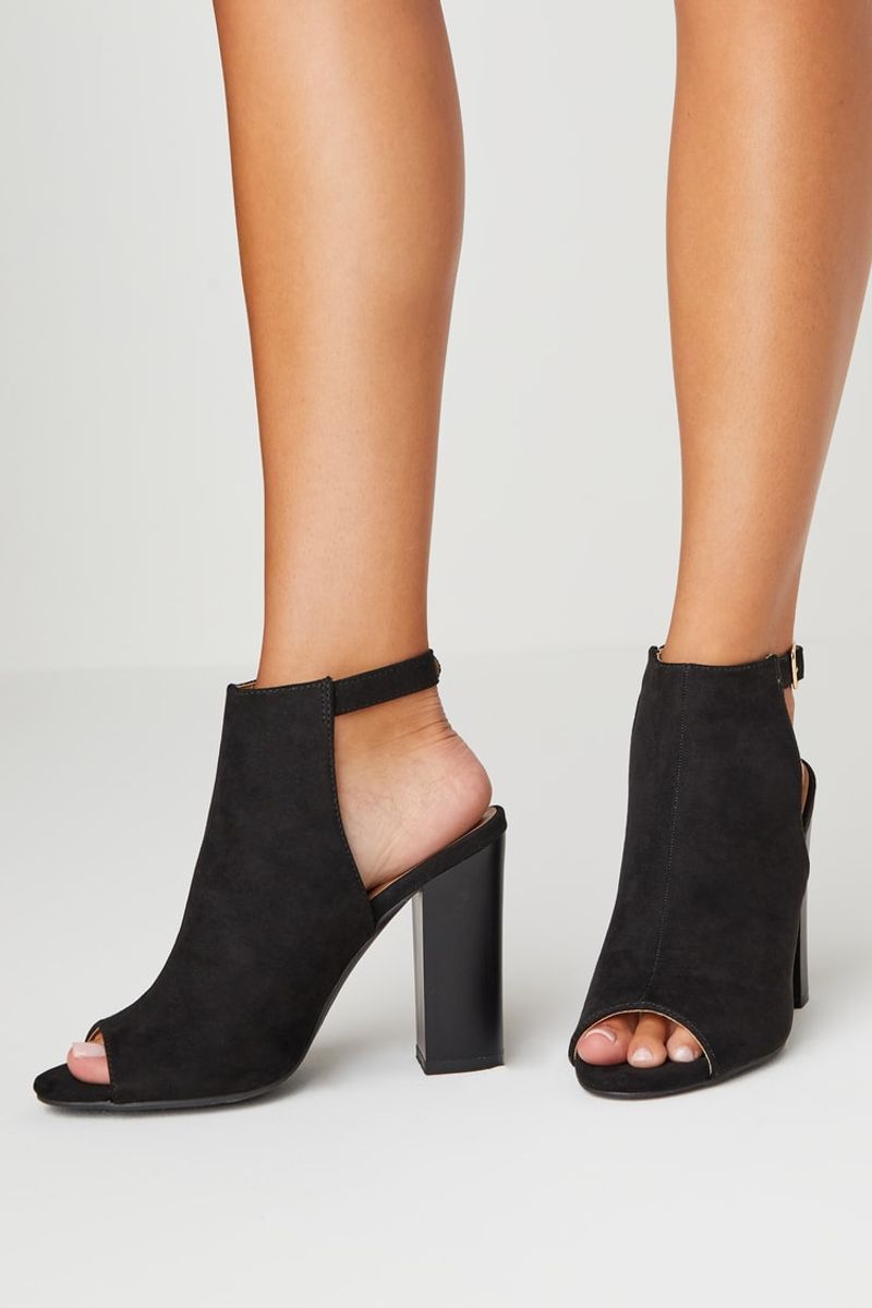 Peep-Toe Booties
