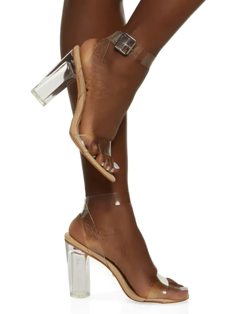 Transparent Vinyl Heels